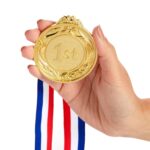 Award Medal Set - Metal for Sports, Competitions, Spelling Bees, Party Favors
