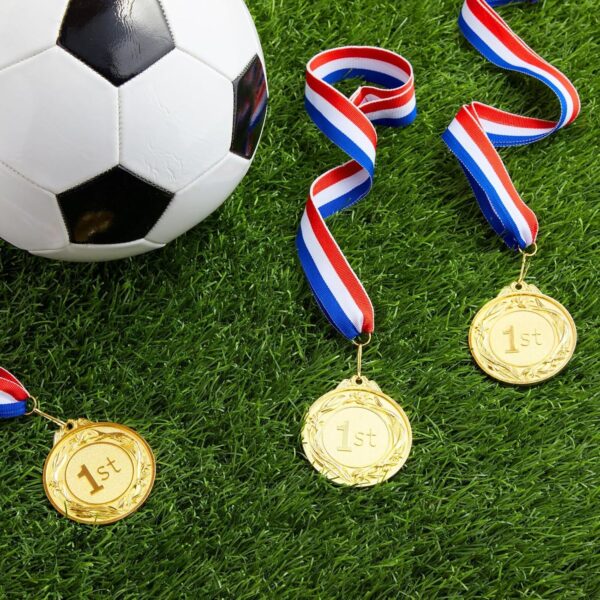 Award Medal Set - Metal for Sports, Competitions, Spelling Bees, Party Favors