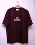 First Tilor Round Neck Cotton T-Shirt – Maroon