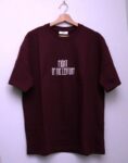 VINIIS Round Neck Cotton T-Shirt – Maroon